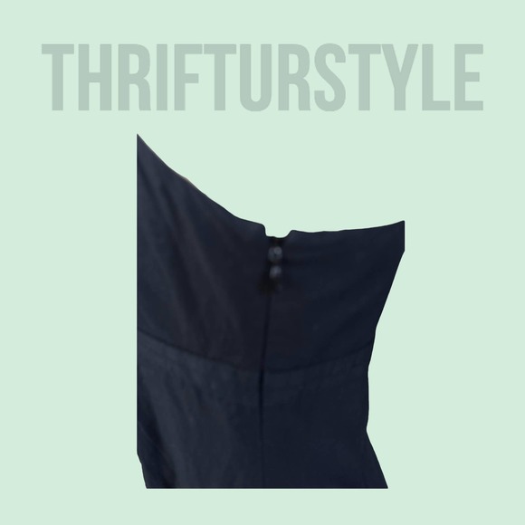 Ann Taylor LOFT Black Embroidered‎ Trim Dress Sleeveless Casual Midi Sundress - Picture 5 of 10